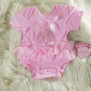 New Popatu Baby Ballet Tutu Bodysuit